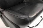 2015 - 2026 Ford Transit Front Seats, Black Leather w/ Heated Power Driver Seat