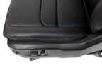18 - 26 Jeep JL JLU JT Wrangler Front Seats, Rubicon Black Nappa Leather w/ Red