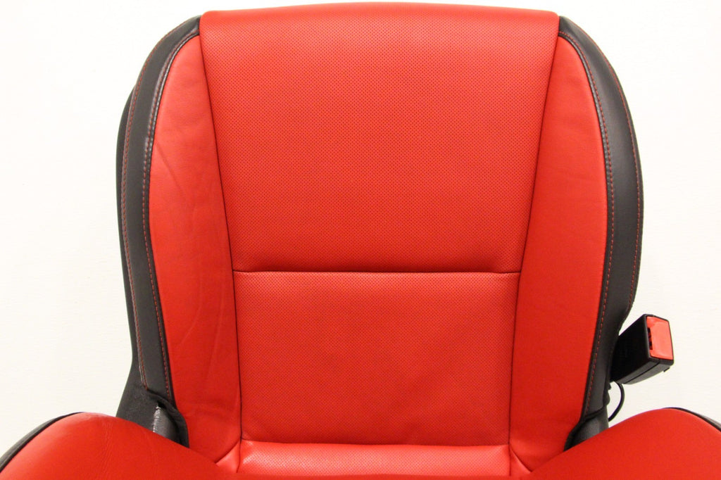 2010 - 2015 Chevrolet Camaro SS Front Seats, Inferno Orange Leather Heated 2SS