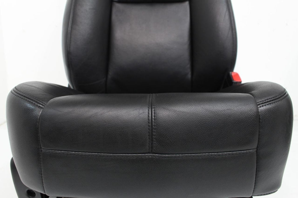 2007-2014 GM Silverado Tahoe Front Seats, LT Black Leather Lumbar w Driver Power