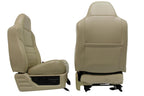 2008 - 2010 Ford Super Duty Front Seats, Lariat Tan Leather Heated Powered OEM