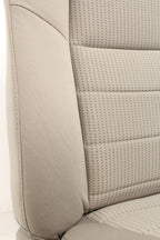 1999-2010 Ford Super Duty Stone Gray Cloth Bucket Seats with Folding Jump Seat