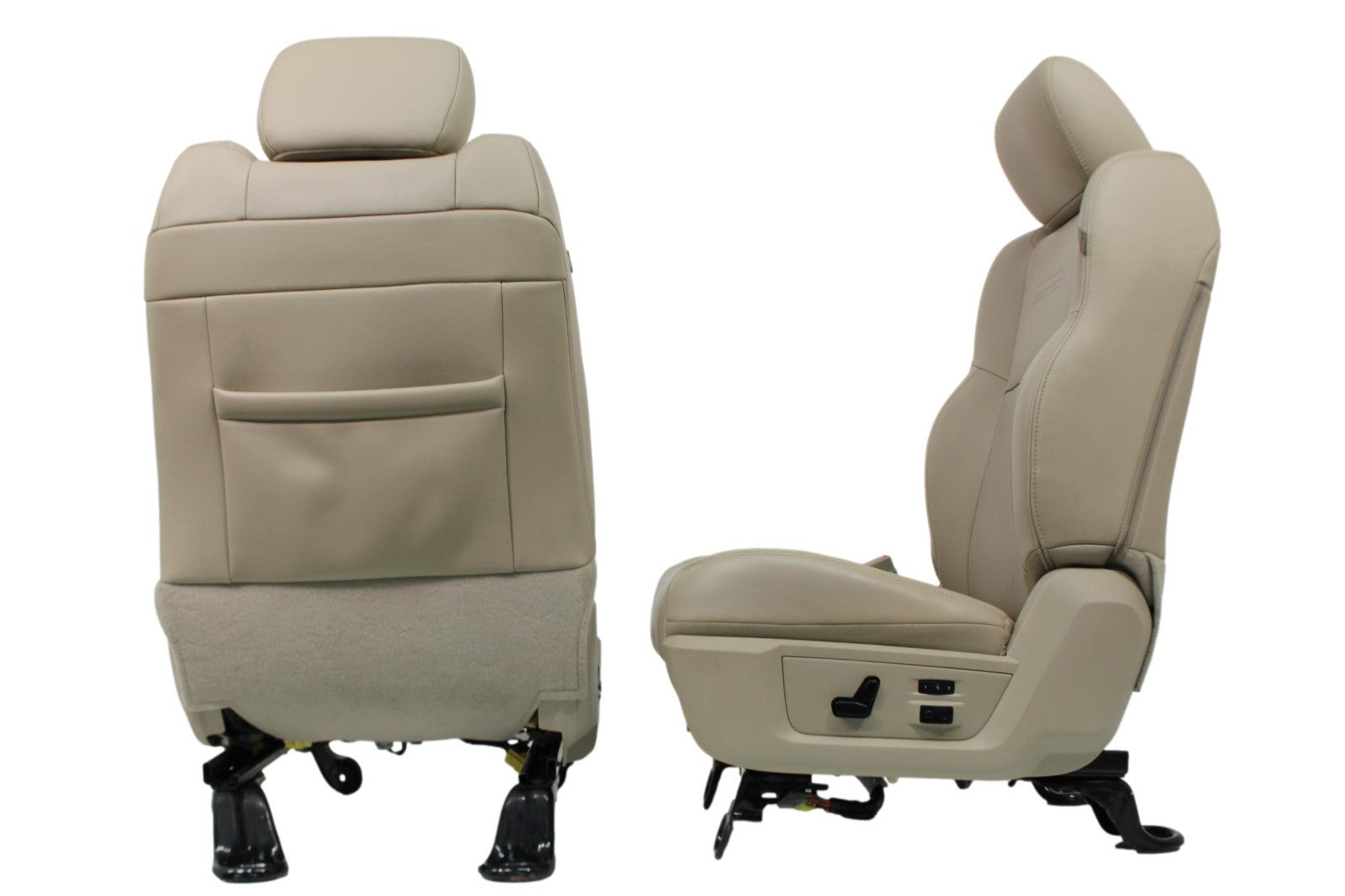 2009 - 2018 Ram Seats, Laramie, Frost Beige Tan Leather w/ Heating & Ventilation