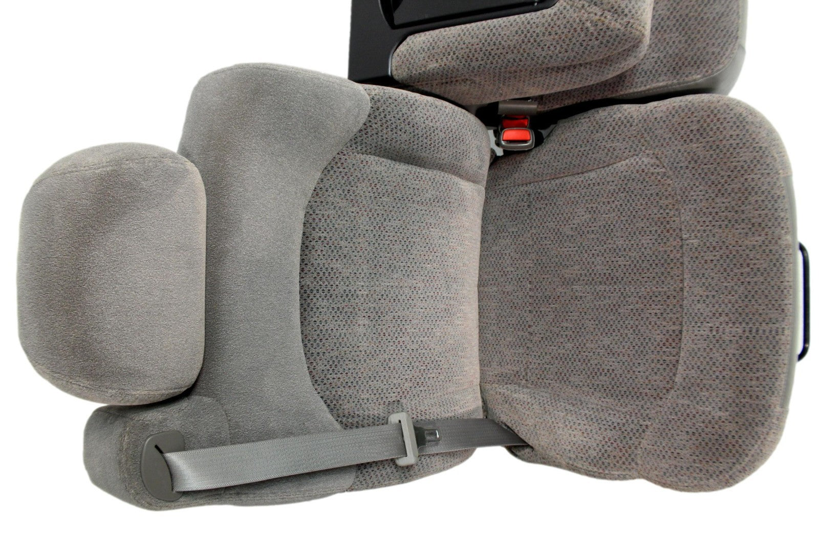 1999 - 2006 GM Sierra Silverado Front Seats, Manual Gray Cloth 40-20-40 w/ Entry