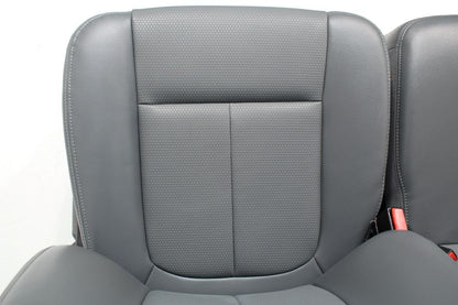 1999-2016 Ford Super Duty Steel Gray Vinyl Seats with Center Console Jump Seat