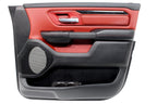 2019 - 2024 Dodge Ram 1500 Rebel Quad Cab Door Panels Set Black Red Switches OEM