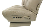 1995-2000 Chevy Front Seats & Console, Neutral Tan Power Leather, GMT400 C/K