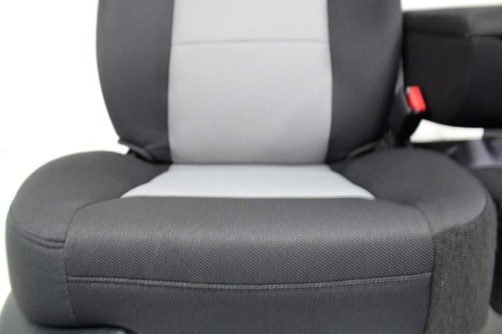 1998 - 2009 Ford Ranger Seats, Regular Cab 60-40 Split Bench, Black Gray Cloth