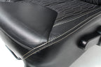 07-18 Jeep Wrangler JKU Freedom Edition Seats, Oscar Mike Black Leather Full Set