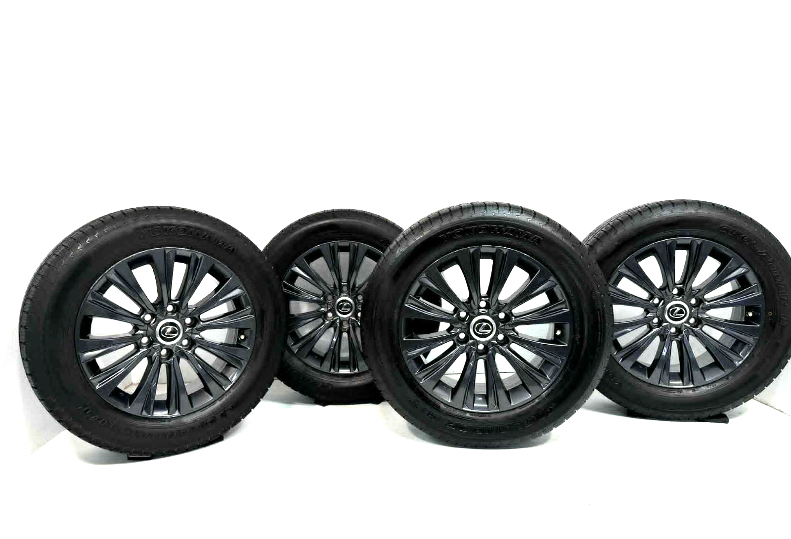 19" Lexus GX460 OEM Wheels Set 4 Dark Gray Sport Design Yokohama Tires 265/55R19