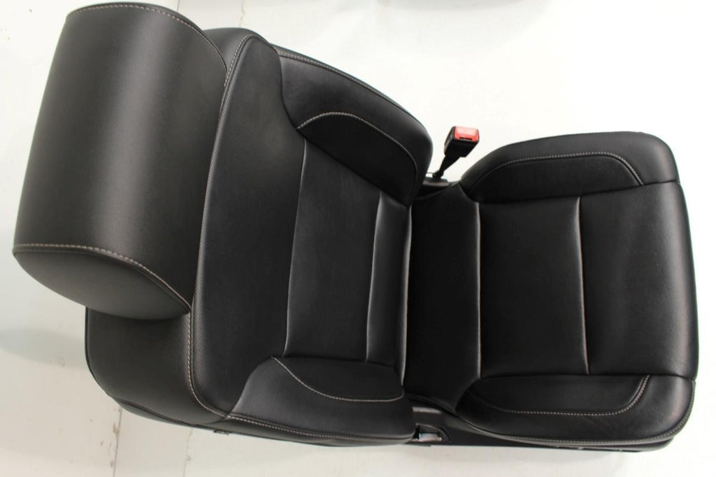 2014-2019 Sierra Chevy Silverado Front Seats, LTZ Black Leather, Heated Cooled