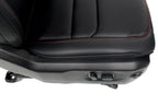 2018 - 2026 Jeep Wrangler Seats Set, JKU 4Dr Rubicon Black Nappa Leather w/ Red