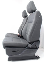 2021 - 2026 Ford F150 Super Duty Front Seats, XLT Gray Cloth 8-Way Power Driver
