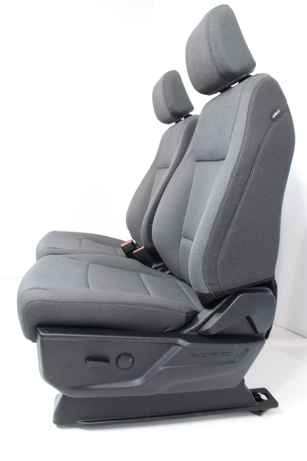 2021 - 2026 Ford F150 Super Duty Front Seats, XLT Gray Cloth 8-Way Power Driver