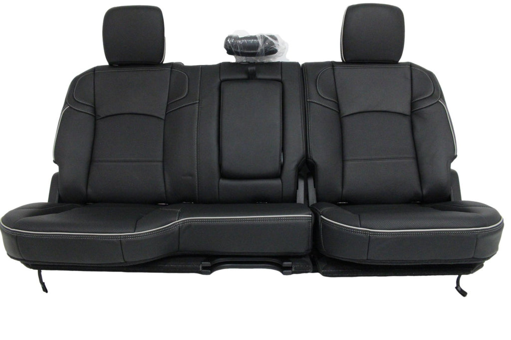2019 - 2026 Ram 2500 3500 HD Seats Set, Rebel Black Leather Crew Cab Heat Cool