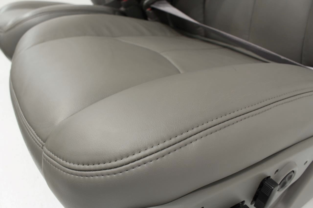 99 - 06 Silverado Sierra Tahoe Yukon Heated Power Leather Seats Pewter Gray OEM