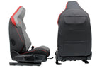2022 - 2025 VW Golf GTI Mk 8.5 Seats Set Two-Tone Leather Black Gray Heat Cool