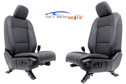 18-25 Jeep Wrangler JL Gladiator JT Heated Power Leather Seats Black NEW OEM