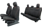 2015 - 2022 Ford F150 Super Duty Seats Set Ext Cab, XLT Sport Black Cloth Power