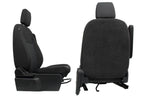 2015 - 2026 Ford Transit Front Seats, Charcoal Cloth w/ Heated Power Driver Seat