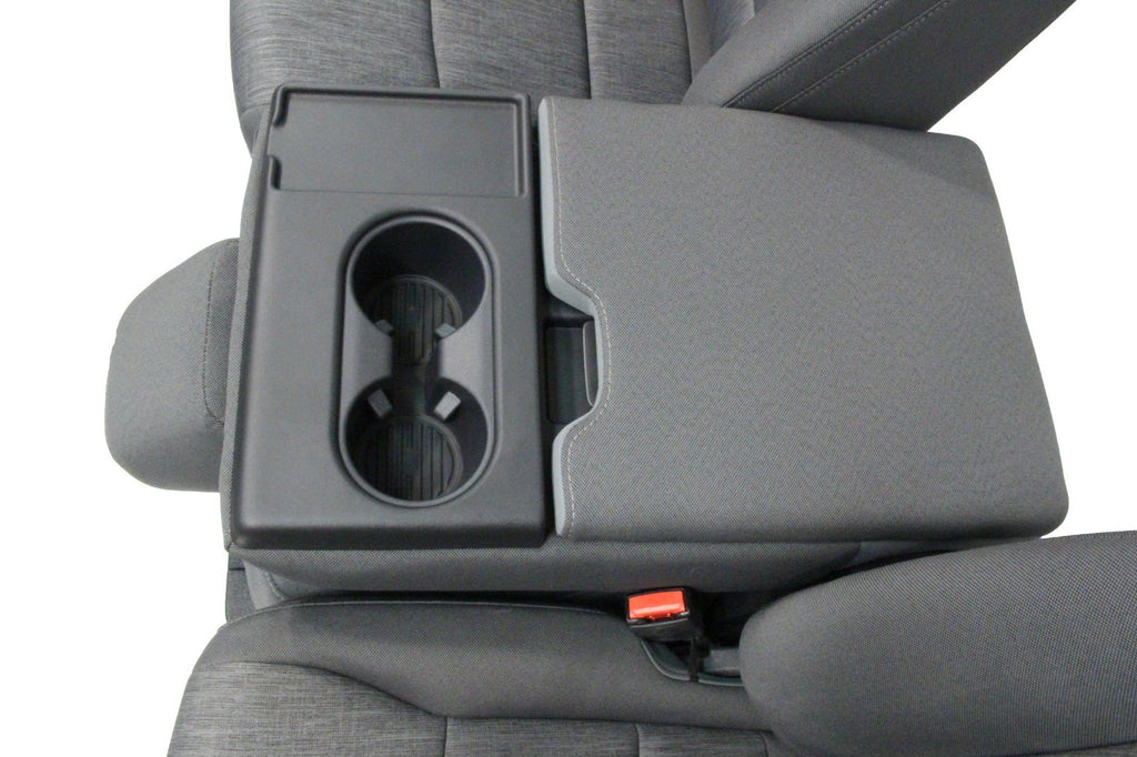 2021 - 2026 Ford F150 Front Seats, XL Slate Gray Cloth Manual Gray w/ Jumpseat