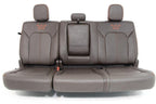 2015-2022 Ford F150 Super Duty Seats Set, King Ranch Java Brown Leather Crew Cab