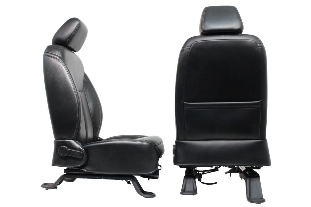 07-18 Jeep Wrangler Unlimited JKU Front & Rear Seats, 4 Door Black Leather OEM