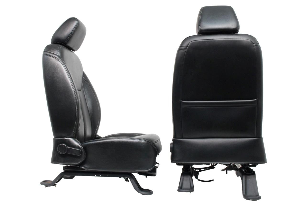 07-18 Jeep Wrangler Unlimited JKU Front & Rear Seats, 4 Door Black Leather OEM