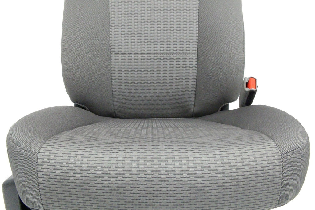 2015 - 2022 Ford F150 Super Duty Front Seats, XLT Power Earth Gray Cloth Heated