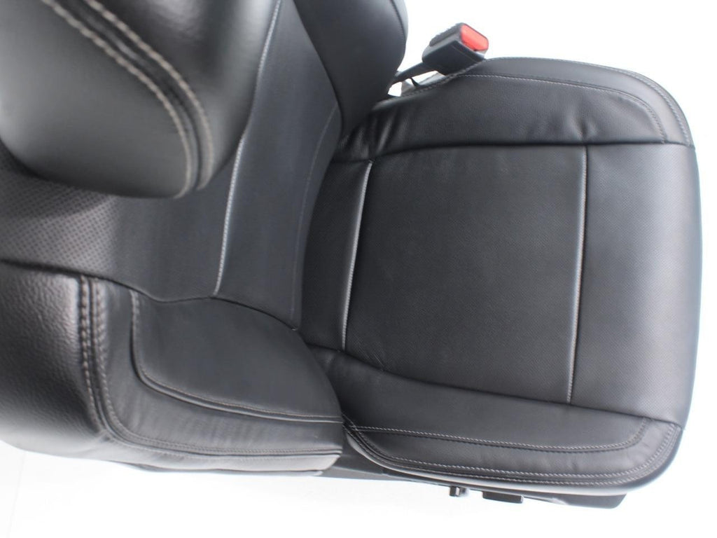 2015-2022 Ford F150 Super Duty Lariat Front Seats, Black Leather Heat Ventilated