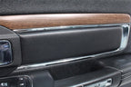 2013-2018 Ram Crew Cab Door Panel Set, Laramie Black Leather & Wood w/ Switches