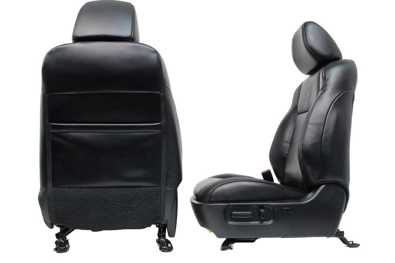 2016 - 2023 Toyota Tacoma Seats, Crew Cab Black Leather Powered Heat TRD Limited