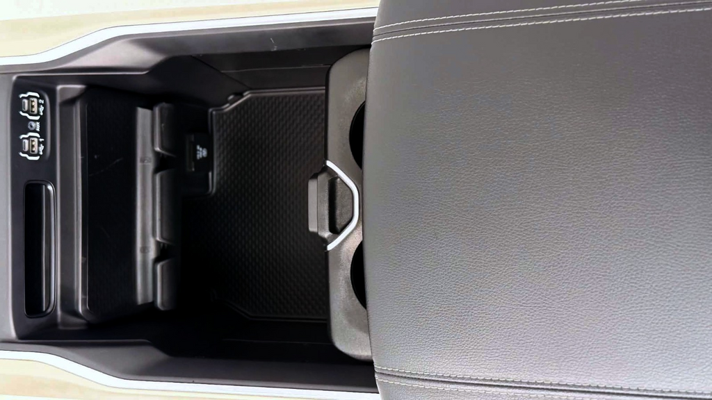 2019 - 2026 DT Ram 1500 Center Console, Black Leather, Light Bronze Trim