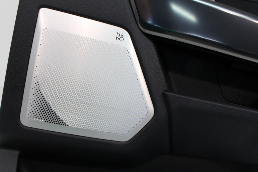 2023-2026 Ford Super Duty Platinum Front Door Panels Set | Black Onyx & Blue OEM