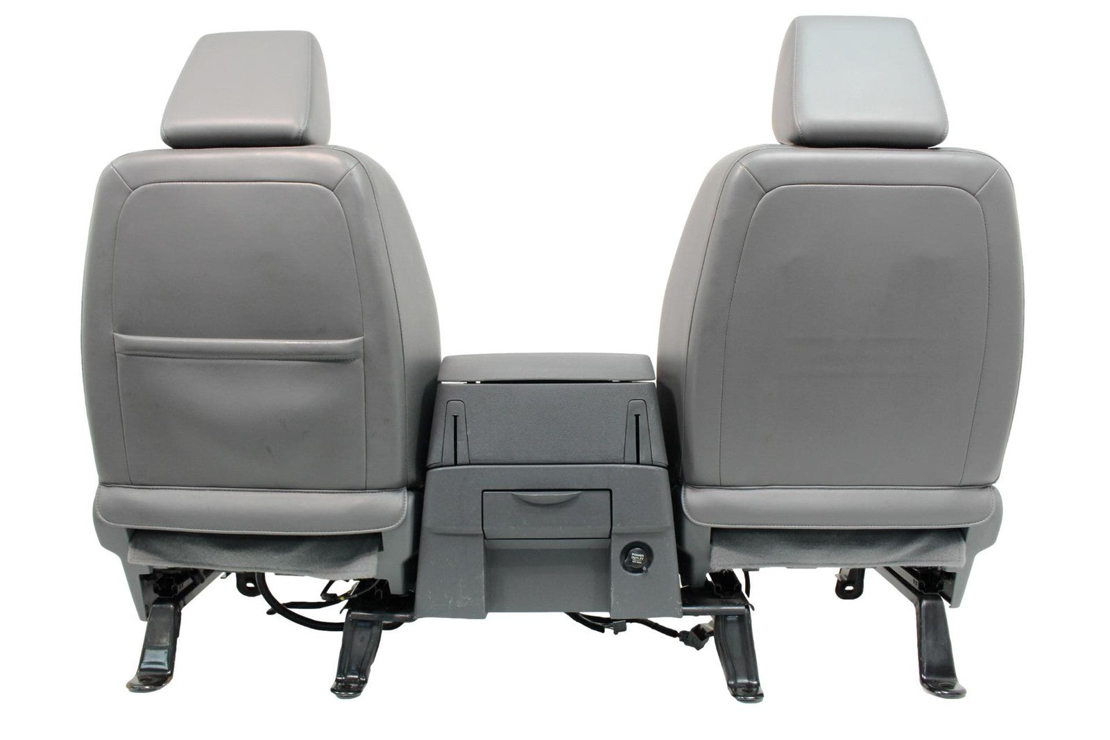 2002-2008 Dodge Ram Slate Gray Leather Seats & Woodgrain Business Console
