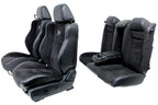 2008 - 2023 Dodge Challenger Seats Front Rear Black Leather w/ Suede, Scat Pack