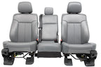 1999 - 2016 Ford Super Duty Front Seats, XLT Steel Gray Vinyl Bench w/ Jumpseat