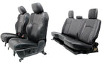 2002 - 2018 Ram Seats Set, Quad Cab Laramie Black Leather Heated Cooled Memory