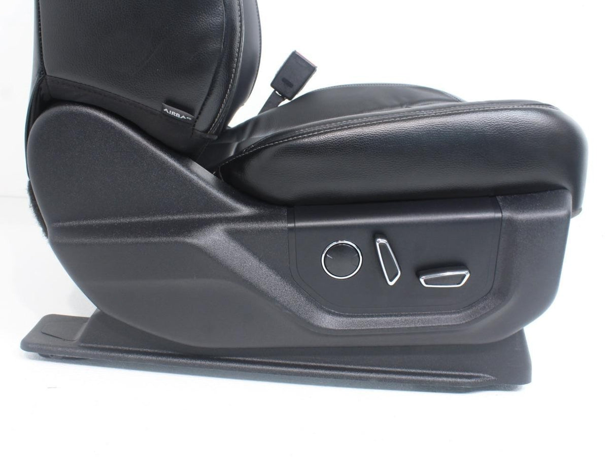 2015-2022 Ford F150 Super Duty Lariat Front Seats, Black Leather Heat Ventilated