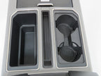 15-22 Ford Truck Center Console & Install Kit w/o Shifter - Black Vinyl XLT