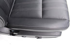2011 - 2023 Chrysler 300 S Black Leather Front Seats, White Stitching, Heated