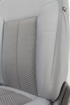 1999 - 2016 Ford Super Duty Front Seats, XL Steel Gray Cloth Bench w/ Jumpseat