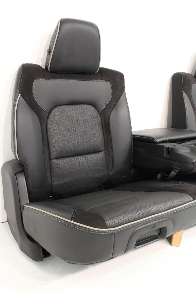 19-24 Dodge Ram 1500 Laramie Heated Cooled Leather Seats Front & Rear Crew Cab