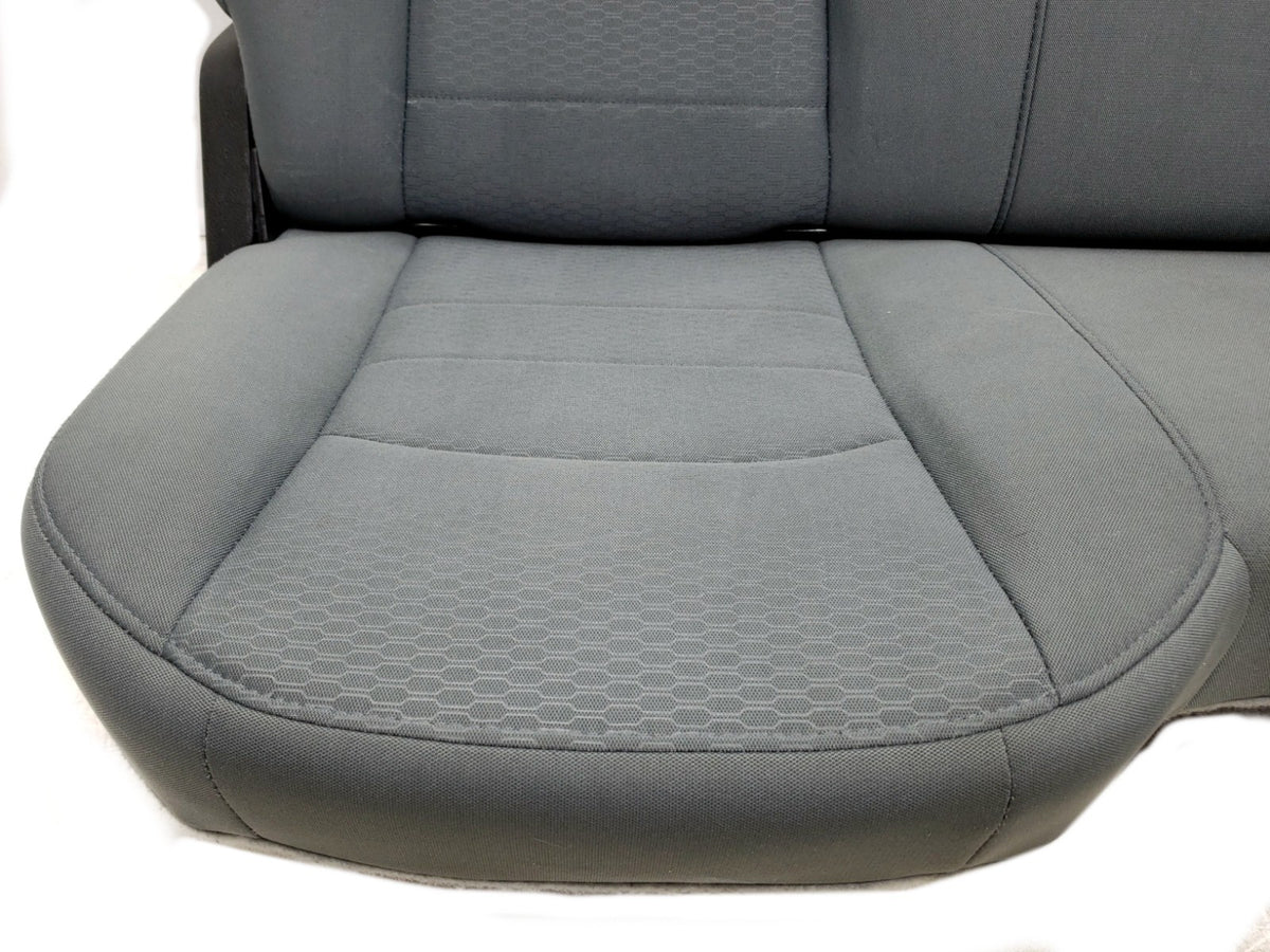 2019-2018 Ram Rear Seats, Crew Cab 60/40 Gray Cloth w/ Armrest, Fits 02+