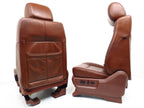 1999 - 2016 Ford Super Duty Seats Set, King Ranch Leather Power Heat Cool Crew
