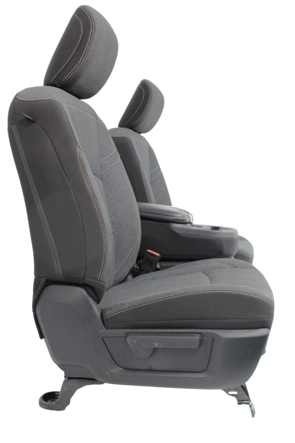 2019 - 2024 Ram HD Front Bench Seat, Diesel Gray Cloth Manual w Center Jump Seat