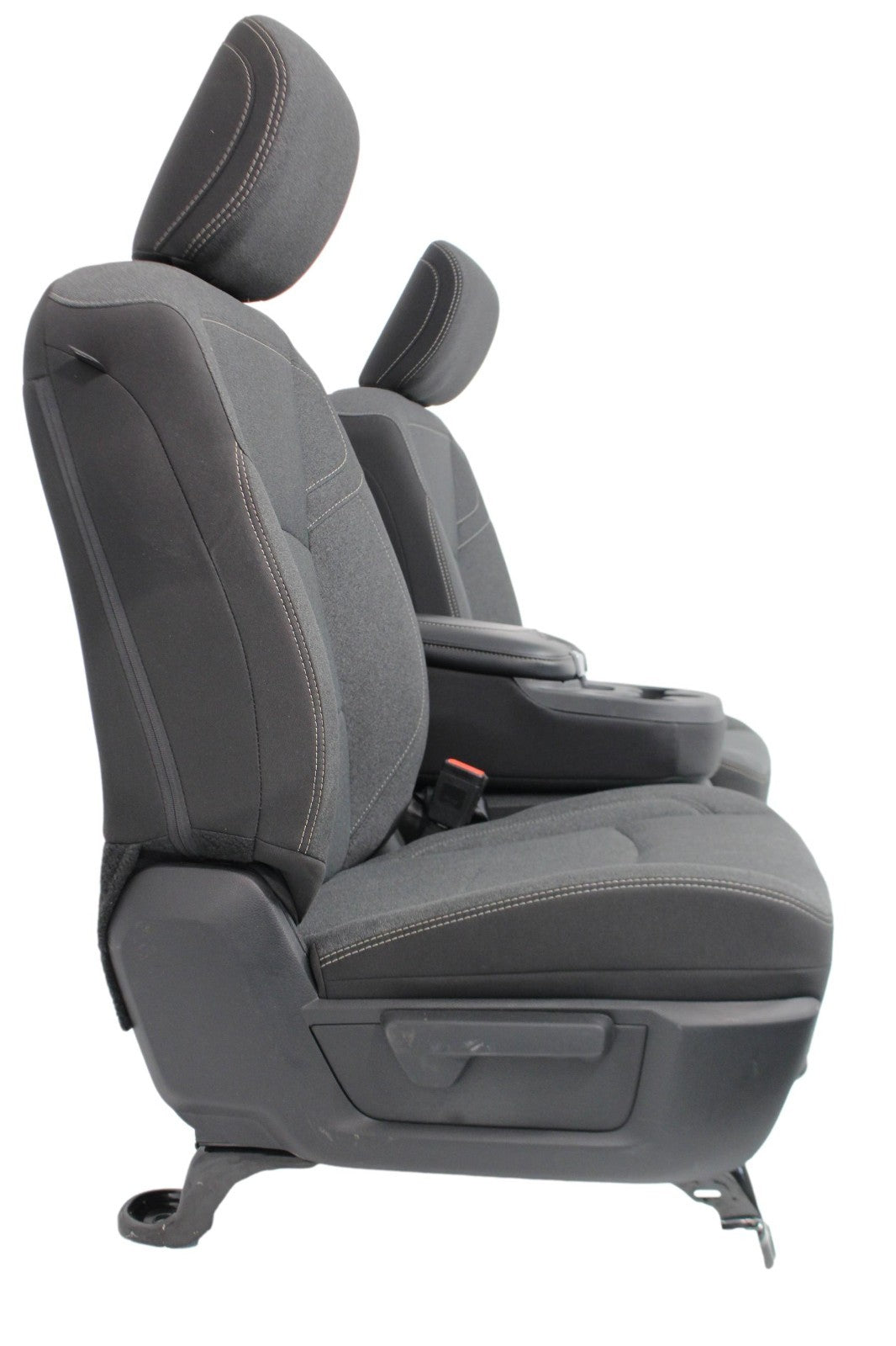 2019 - 2024 Ram HD Front Bench Seat, Diesel Gray Cloth Manual w Center Jump Seat