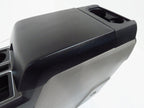 15-22 Ford Truck Center Console & Install Kit w/o Shifter - Gray Vinyl XLT