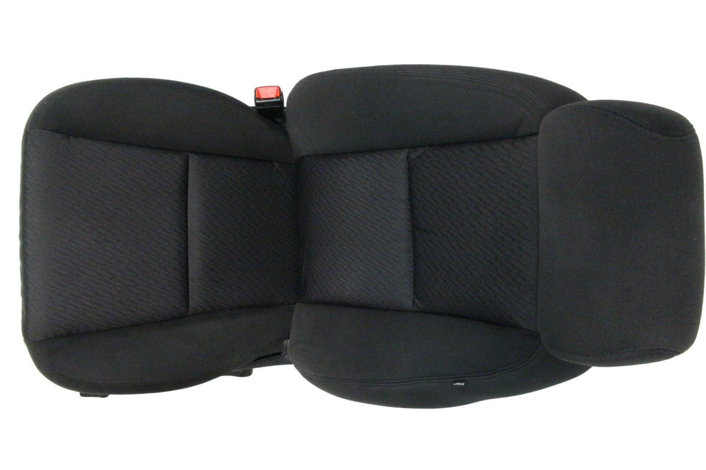 2007 - 2014 GM Silverado Tahoe Suburban Front Seats, LT Powered Black Cloth OEM