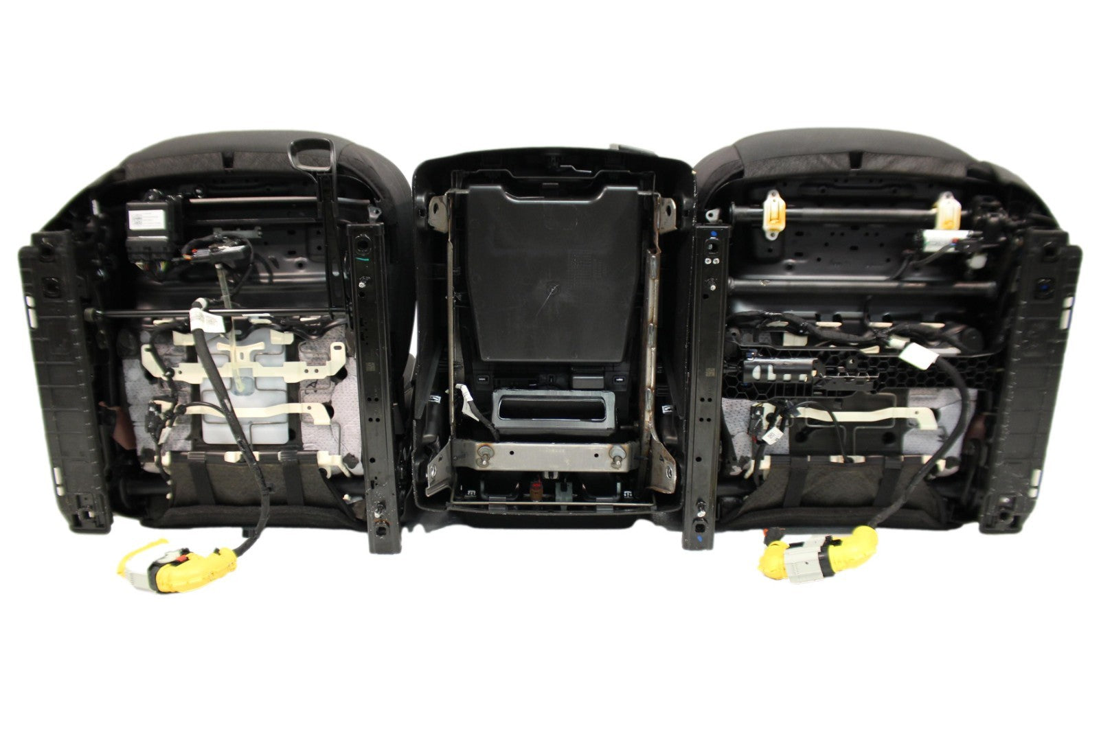 2019 - 2026 Chevy Silverado Split Bench Seat, LT Black Cloth w/ Power Driver